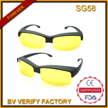 Lunette de sécurité Sg58 avec lentille jaune